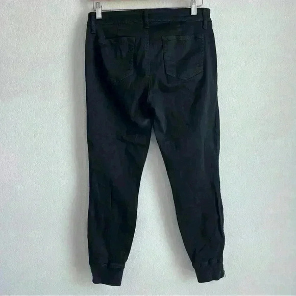 Level 99‎ Black Lara Joggers Ankle Zip Size 28 - Picture 6 of 13